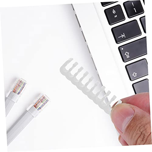 Gadpiparty 48 piezas Pin Pc Power Cable Manager organizador de cables de escritorio con clip comb clamp para cables Snakeskin miniatura 6