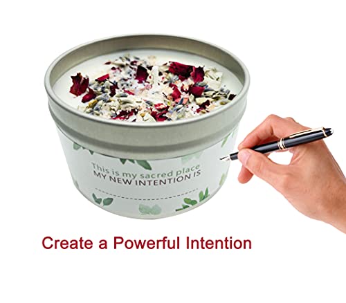 Tomoko White Sage Candle, Sage Leaf, Rose, Lavender, Himalayan Salt & Essential Oil #TOP2