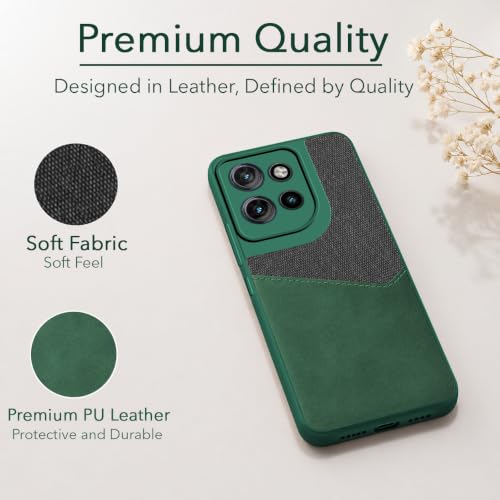 Image of Jkobi Back Cover Case for Motorola Moto Edge 50 Neo (Dual PU Leather Stitch | Professional Minimalist | Soft and Flexible)
