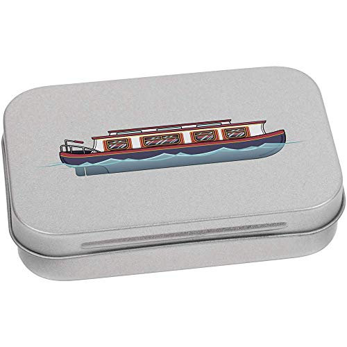 Azeeda 95mm 'Canal Boat' Metal Hinged Tin/Storage Box (TT00139768)