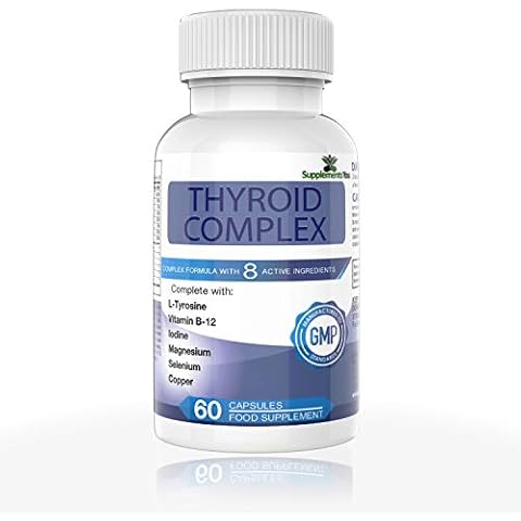 Thyroid Complex SupplementsYou - Thyroid Supplements with 8 Active Ingredients - 60 Capsules - GMP Certified and Made in USA Cover
