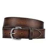 NickelFreeBelts Men's Distressed Nickel Free Belt 36