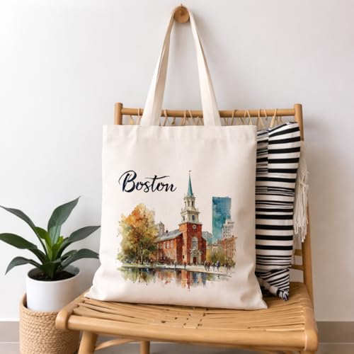 Bolso Tote de Lona para Viaje Mundial miniatura 6