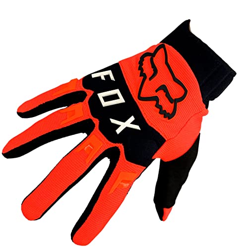 Fox Dirtpaw Glove Fahrrad MTB/MX Cross Langfinger Handschuhe (Neon Orange, M = Medium)