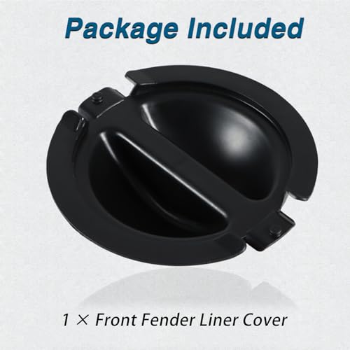 Image of Front Leaf Liner Cover, Front Fender Liner Cover Compatible with Jeep Grand Cherokee 2011-2017 Replace#: 55079292AD 55079293AD