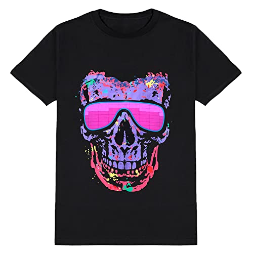 Camiseta LED para fiesta, hiphop, cosplay, concierto, regalo de cumpleaños, mejor disfraz de...