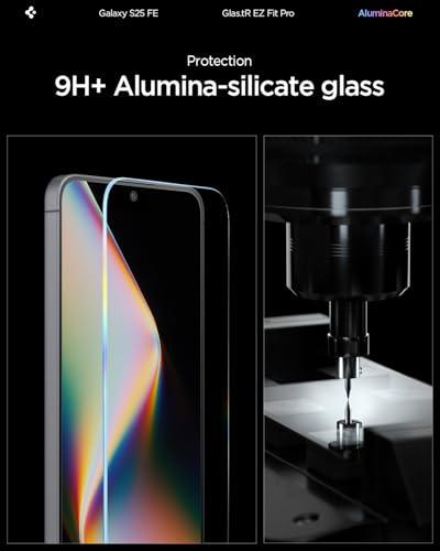 Image of Spigen EZ Fit Pro Tempered Glass Screen Protector Guard for Galaxy S25 FE [2 Pack]