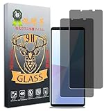 対応 Xperia 10 VI ガラスフィルム 覗き見防止【2+2枚セット- 国産旭硝子素材】Xperia 10 VI SOG14 SO-52E フィルム のぞき見防止 さらさら 強化ガラスエクスペリア 10 VI 用 液晶保護フィルム 厚さ0.26 超薄 硬度9H 横から見えない 飛散防止 指紋防止 撥水撥油 耐衝撃 自動吸着 気泡ゼロ 貼り付け簡単 高感度 高透過率 ラウンドエッジ加工 3D Touch対応