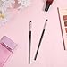 2 PCS Eyeliner Smudge Brush Pencil Soft Makeup Tool Reusable Tip Applicator Professional Sponge Blendings Makeup Tool Women Blending Eye Shadow Liner for Blending Eyeliner Smokey Eye