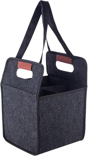 Drink Carrier - Reusable Drink Cup Carriers with Handles,Foldable Tote