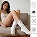 Dioxay 6 Pairs Ruffle Scrunch Boot Socks Womens Slouch Soft Warm Knit Legging Socks for Women Ruffle Boot Sock