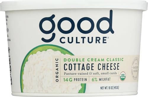 Good Culture, Organic Cottage Cheese - Double Cream 6%, 16 Ounce