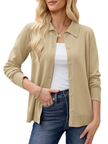 Image of Heymoments Womens Lightweight Cardigan Sweaters Fall Outfits