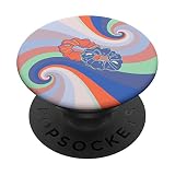 Chouchou rétro Y2K avec inscription Save the Turtles PopSockets PopGrip Interchangeable