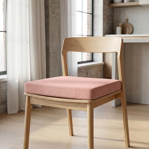Cojín de banco de chenilla personalizado lavable y cómodo para comedor 6