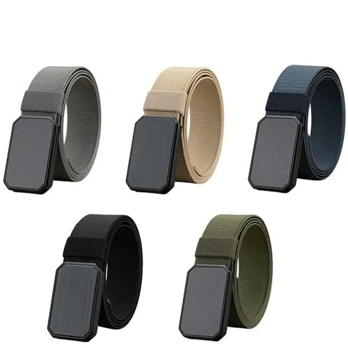 Outdoor Magnetic Buckle Canvas Elastic Waistband for Men Women Outdoor Leisure Sport Training Belt2