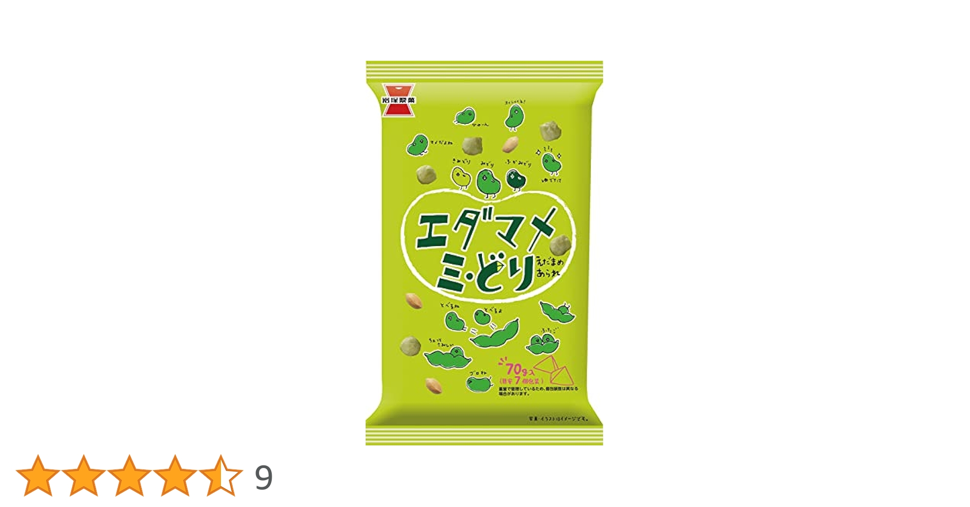 Amazon.co.jp: 岩塚製菓 エダマメミ・どり 70g×12袋 : 食品