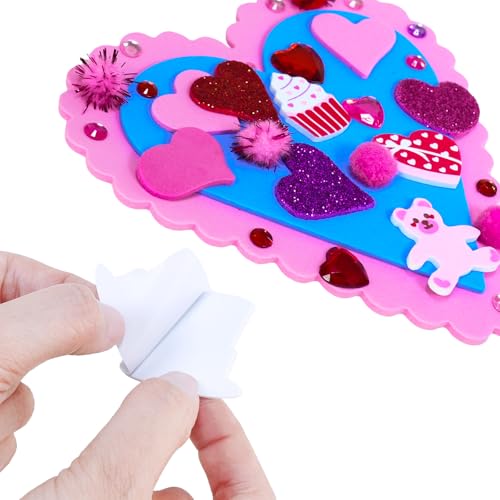 Activité salle de classe Saint-Valentin cœur mousse pour loisirs créatifs - 3