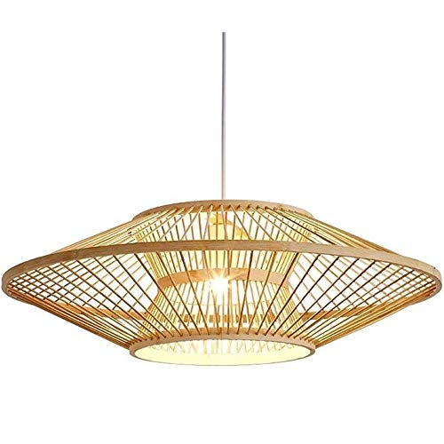 Suspension rotin retro naturelle pour eclairer et sublimer votre table de salle a manger