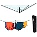 Price comparison product image LIVIVO 3 Arm Heavy Duty Folding Wall Mounted Clothes Airer Dryer Washing Line With Cover Garden Outdoor Space Saving Design