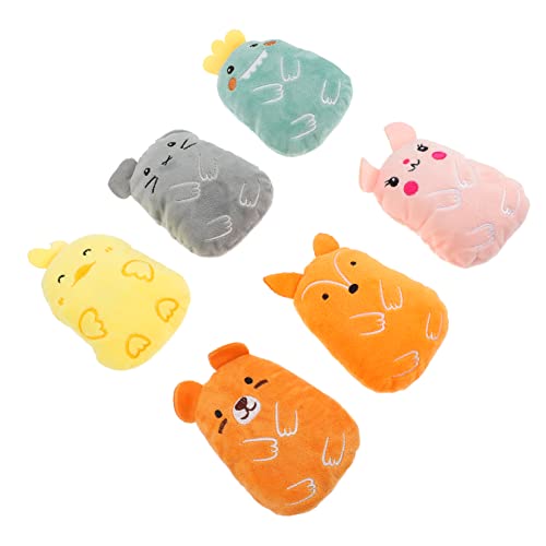 Milisten 6個 猫の おもちゃ 子猫の 用品 犬の 子猫ぬいぐるみおもちゃ 噛みにくいおもちゃ 猫の大臼歯のおもちゃ 声を ペット用品 イヌハッカ