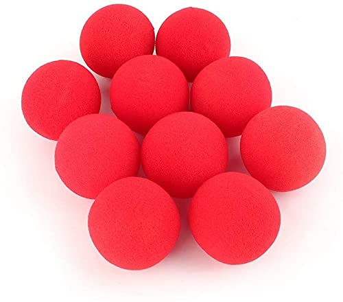 10Pcs Amazing Sponge Balls Red (Set of 10 Ball) Magic Tricks