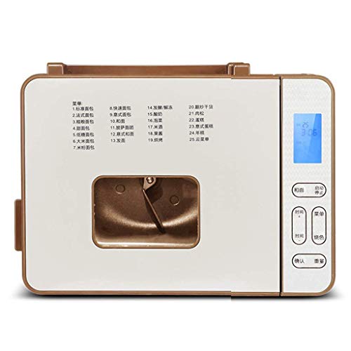 ZKAIAI Geräuschlos Multifunktionale Brothersteller Brotbackautomat, Pfund Edelstahl-Brot-Hersteller-Maschine mit… – Bild 6