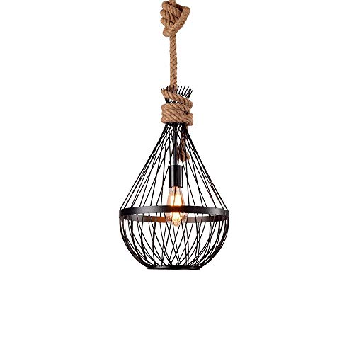 Droplight vintage en fer forgé pour remplacer un plafonnier terne et sans âme