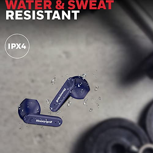 Image of Honeywell Suono P2000 Truly Wireless Earbuds, Bluetooth V5.0, 2 Hrs uninterrupted Music with 10 min of Charge, Dynamic 13.2mm Drivers, 300mAh Battery, IPX4 Water Resistance, Voice Assistant Enabled