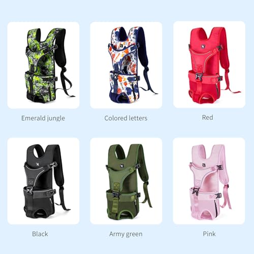 ZASCHMOY Haustiertrage Rucksack, Wasserdichter Verstellbarer Hunde Frontträger für Reisen mit Mittelgroßen und Kleinen Hunden (DG-M)