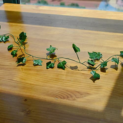 Mandy's 12Pcs Fake Vines Artificial Ivy Leaves, Silk Ivy Garland Hanging Plants For Home Kitchen Wedding Wall Decor #TOP4