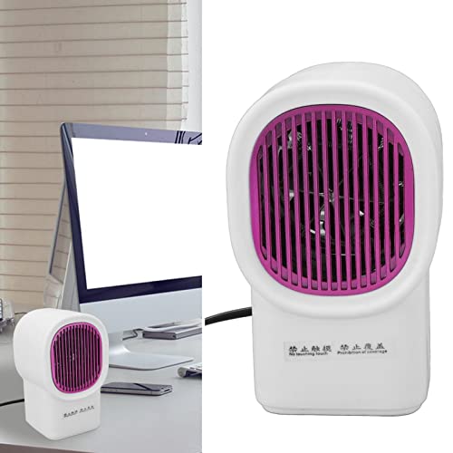 Home Space Heater 500W 100-220V Energiebesparende ventilatorkachel (wit) - Afbeelding 3