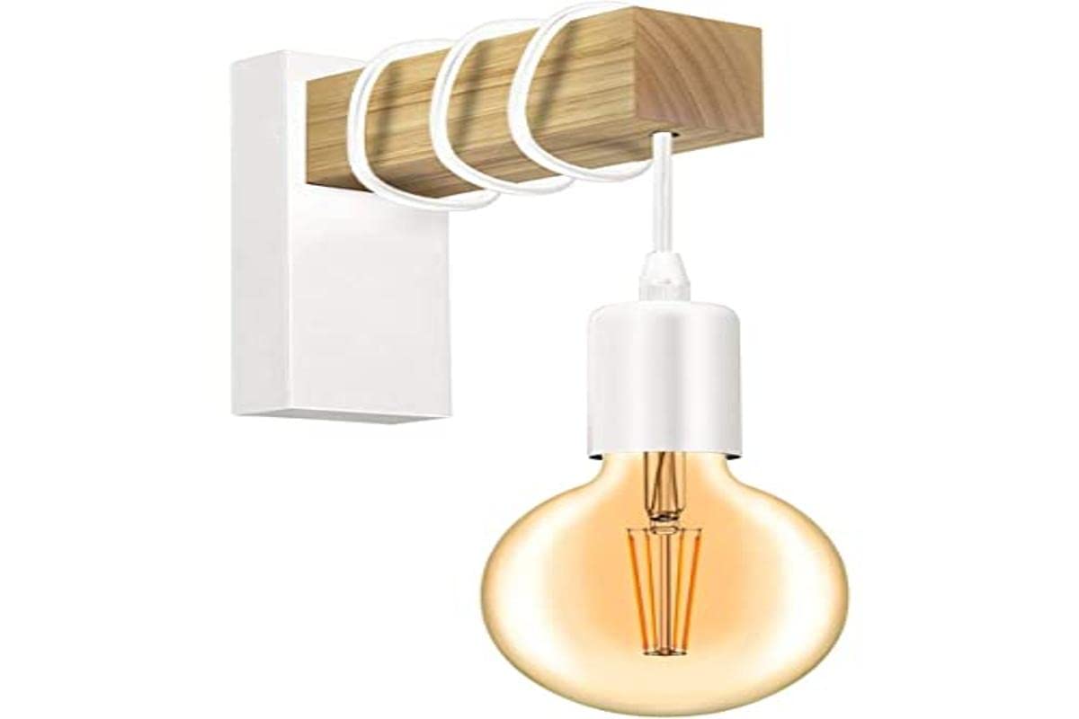 B·LED BARCELONA LED - Apliques de pared rústicos de madera RUDER