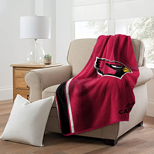 NORTHWEST Art Mall The Company NFL Polyester Sherpa Throw Blanket 50X60, Arizona Cardinals