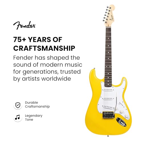 Image of Fender Squier Stratocaster - Graffiti Yellow