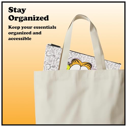 Garfield Women's Makeup Bag, Small Travel Cosmetic Zipper Pouch Organizer, Multi4