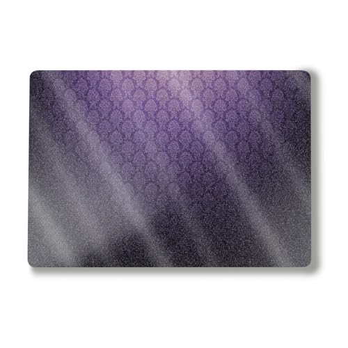 Glossy Glitter Laptop Skin Compatible with Surface Laptop 7 15" (2024) - Antique Purple - Premium 3M Vinyl Protective Wrap Decal Cover - Easy to Apply | Crafted in The USA by MightySkins