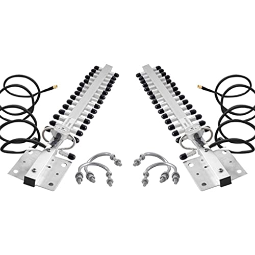 Antenne RP-SMA WiFi 2.4GHz lot de 2 puissantes pour routeur et carte réseau sans fil domestique