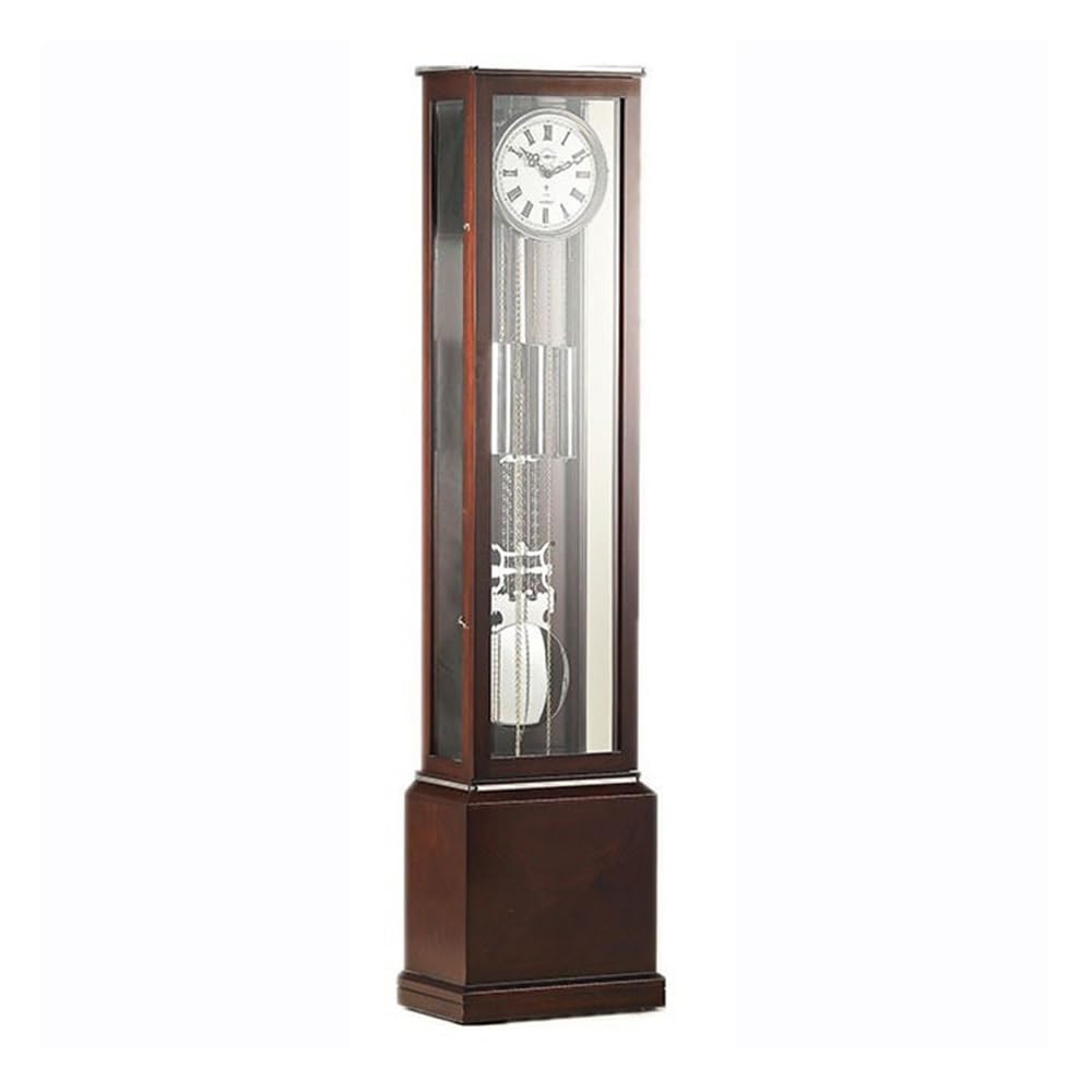 Kf2vBt7dP Chinese Style Floor Clock Home Furnishings Grandfather Clock with Chime Brown with Adjustable Volume Digital in Rich Grandfather Clocks