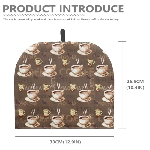 Image of Hudotybom Coffee Tea Cozy for Teapot, Insulated Large Teapot Cover to Keep Warm Tea Kettle Machine Washable Coffee Pot Cloth Covers Kitchen Home Decorations for Housewife Mom