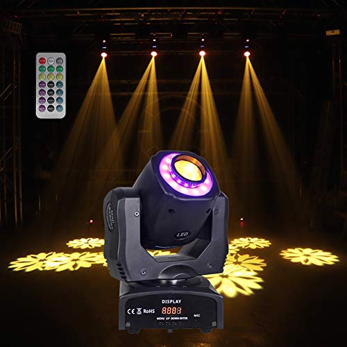 LED Moving Head Stage Lights, Moving Head Spot Lights, 3 Beam 24 Gobo DMX512 DJ Moving Head lights for Parties, Wedding,Bar Club, Stage Lighting, DJ Equipment Lights - Thumbnail 6