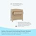 Graco Noah 3 Drawer Changing Table Dresser (Driftwood) – GREENGUARD Gold Certified Baby Dresser with Changing Table Top, Baby Changing Table Dresser, Includes Interlocking Drawer System