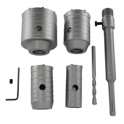 Kit de brocas para concreto 30mm a 65mm con vástago SDS Plus miniatura 2