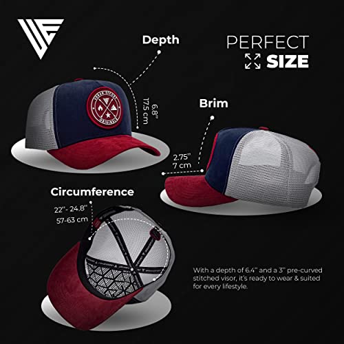 Image of Urban Effort Trucker Hat for Men - Mesh Back Baseball Cap, 5 Panel Snapback Hats for Men and Women