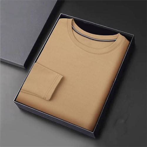 Men's Casual Long Sleeve Knits - Crew Neck Loose Fit Solid Color Spring Autumn Top3