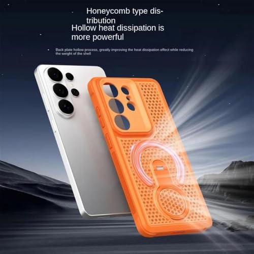 Coque iPhone 15 Pro orange pour éviter les chutes avec anneau rigide - 6