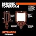 SYLVANIA - Rugged 3.5 Inch Cube LED Light Pod - Lifetime Limited Warranty - Flood Light 2550 Raw Lumens - Waterproof IP69K-Rated - Off Road Driving Work Light - for Truck, Car, Boat, ATV, 4x4 (1 PC)