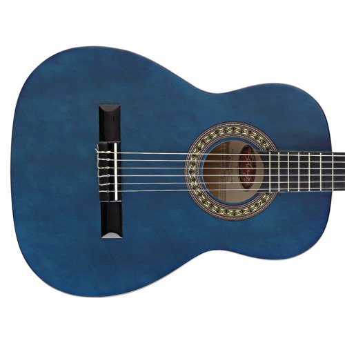 Stagg C530 BL Guitare classique espagnole Bleu - Les Beatles, Paul McCartney, John Lennon, RIngo Starr, George Harrison Stagg C530 BL Guitare classique espagnole Bleu – Image 3