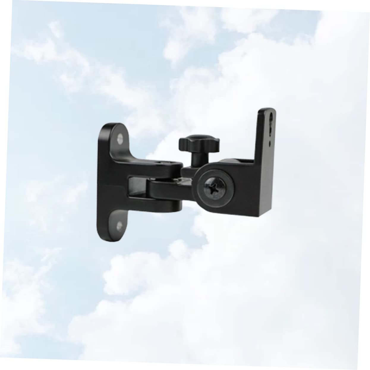 SHINEOFI Support de Haut-Parleur Mural Satellite en Alliage Zinc Noir