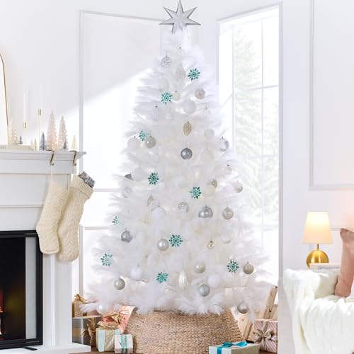 Best-Choice-Products-Artificial-White-Pampas-Christmas-Tree-75ft-Premium-Deluxe-Unlit-Pampas-Grass-Holiday-Decor-Easy-Assembly-Metal-Base Best Choice Products Artificial White Pampas Christmas Tree 75ft Premium Deluxe Unlit Pampas Grass Holiday Decor Easy Assembly Metal Base